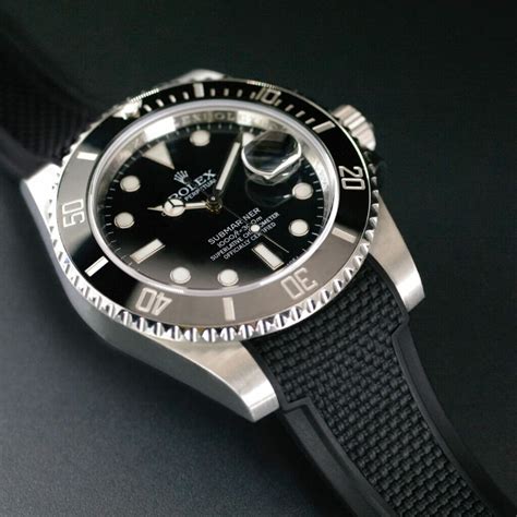 rolex submariner rubber strap